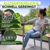 tillvex® Gartenstühle 4er Set Stapelbar Wetterfest | Outdoor Stühle bis 120kg belastbar | Gartenstühle Outdoor | Terrassenstuhl Gartenmöbel Balkon Garten Terrasse Bild 5