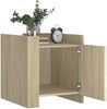 vidaXL Nachttisch Sonoma-Eiche 45x50x50 cm Holzwerkstoff 848299 Bild 3