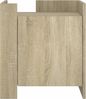 vidaXL Nachttisch Sonoma-Eiche 45x50x50 cm Holzwerkstoff 848299 Bild 4