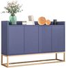 PXloue Sideboard kommode Highboard, mit 4 Türen, Kommode Landhaus, Anrichte, Buffet, B 120cm Bild 3