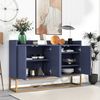 PXloue Sideboard kommode Highboard, mit 4 Türen, Kommode Landhaus, Anrichte, Buffet, B 120cm Bild 2