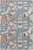 Snapstyle Kinder- und Spielteppich, 100% Polyamid, Fun Town Grau, 80x160 cm Bild 3