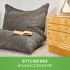 Green Bean® XXL Sitzsack 370 Liter waschbar, Cordstoff / EPS-Perlen Füllung anthrazit, 25 x 180 x 140 cm Bild 2