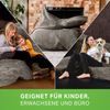Green Bean® XXL Sitzsack 370 Liter waschbar, Cordstoff / EPS-Perlen Füllung anthrazit, 25 x 180 x 140 cm Bild 5