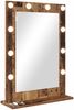 vidaXL Waschtischspiegel Rechtwinklig Altholz 70 x 50 x 18 cm 868339 Bild 2