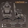 Dowinx Gaming Stuhl Racing mit Massage und Lendenstütze Bild 2