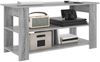 vidaXL TV-Ständer Graues Sonoma 100 x 40 x 50 cm 8000393 Bild 3