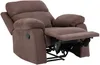 Vente-unique - TOLZANO Sessel Stoff Braun - B 96 cm x H 100 cm x L 91 cm Bild 4