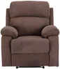Vente-unique - TOLZANO Sessel Stoff Braun - B 96 cm x H 100 cm x L 91 cm Bild 2