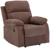 Vente-unique - TOLZANO Sessel Stoff Braun - B 96 cm x H 100 cm x L 91 cm Bild 3