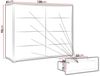 Kommode Gesita K8SZ, Holz, Cashmere, 120 x 93 x 41 cm Bild 5