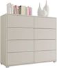 Kommode Gesita K8SZ, Holz, Cashmere, 120 x 93 x 41 cm Bild 1