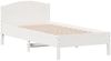 vidaXL Massivholzbett ohne Matratze Weiß 75x190 cm Kiefernholz 842627 Bild 2