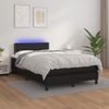 vidaXL Boxspringbett mit Matratze & LED Schwarz 120x190 cm Kunstleder 3270129 Bild 5