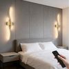 MUPOO LED Wandleuchte LED Wandleuchte Innen,Modern Wandlampe Dimmbare Wandbeleuchtung, LED fest integriert, mit Fernbedienung & Touch Steuerung,Timer,für Schlafzimmer,Wohnzimmer Bild 3