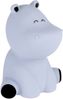 EGLO LED Nachtlicht Castellino, Akku Tischlampe Nilpferd, Kinderzimmer Deko Jungen, Silikon Nachttischlampe Kinder Baby Bett, Touch bedienbar, blau, warmweiß, RGB Bild 4