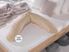 Theraline Stillkissen 190cm inkl. Bezug Cappuccino Mikroperlenfüllung Bild 2