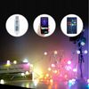 VIVIHEYDAY LED-Lichterkette Bunt, 33/66/132 LED Kugel Lichterkette mit Fernbedienung & Timer, USB-Music Sync, APP-Steuerung, Party, Garten, Hochzeit, Weihnachtsdeko Bild 3