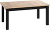 WFL GROUP Esstisch Lindberg ausziehbar verlängerbar rechteckig mit schwarzen Holzbeinen (MADE IN EU, XXL Groß– 120/140/150/160/200 cm ausziehbar auf 160/180/190/240/300 cm), platzsparender Tisch in Holzoptik für Küche, Esszimmer oder Wohnzimmer Bild 4