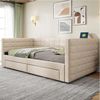 Flieks Daybett, Polsterbett Schlafsofa mit Ausziehbett 90/180x190cm mit 2 Schubladen Bild 3
