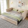 Flieks Daybett, Polsterbett Schlafsofa mit Ausziehbett 90/180x190cm mit 2 Schubladen Bild 2