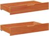 vidaXL Tagesbett mit Kopfteil 3 pcs Wachsbraun Massivholz Kiefer 3422697 Bild 4
