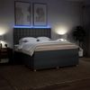 vidaXL Boxspringbett mit Matratze Dunkelgrau 180x200 cm Stoff 3294450 Bild 4