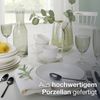 Peill+Putzler Germany |Kaffeeservice aus Porzellan | 18-teiliges Geschirrset für 6 Personen | Klassisches Design in weiß mit schwarzem Rand | Runde Teller in zwei Größen & runde Tassen | Geschirrset Bild 3