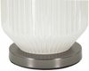 Dmora Tischlampe Vidardo, Schreibtischleuchte, Büroleuchte, Arbeitslampe, 38x38 h65 cm, Weiß und Grau Bild 5