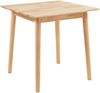 Esstisch Klijori für 2 Personen 75x75x74 cm Holz Natur [en. casa] Bild 2