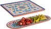 Campinggeschirr, Melamin Geschirr 2-er Servierplatten Set, mediterranes Design Bild 2