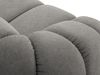 Micadoni Ecksofa Diana 4-Sitzer Rechts Strukturierter Samtstoff Hellgrau Bild 4