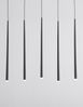 Nova Luce 9601007 GIONO LED Pendelleuchte 7-flammig 3000K Schwarz Bild 3