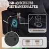 Chaiselongue-Liegesessel, Großzügiger weicher mit seitlichen Getränkehaltern USB-Anschlüssen integrierter LED-Ambiente-Beleuchtung Bild 5