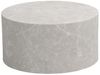 Couchtisch Monobloc 60x60x30cm Stein-Optik Sandfarben Rund Modern Bild 5