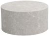 Couchtisch Monobloc 60x60x30cm Stein-Optik Sandfarben Rund Modern Bild 4