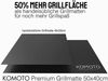 KOMOTO Grillplatte BBQ Grillmatte (3-St), Extra Dick - Ideal für Gasgrill und Holzkohle Bild 2