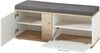 Schuhbank >SIGNO II< (BxHxT: 120x50x38 cm) in Artisan/Weiß - 120x50x38 (BxHxT) Bild 2