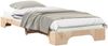 vidaXL Bettrahmen Braun 80 x 220 cm Massives Kiefernholz 872911 Bild 2