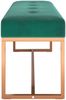 vidaXL Sitzbank Dunkelgrün 110x36x45 cm Samt 350601 Bild 4