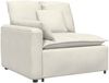 vidaXL Modulares Sofa mit Kissen Cream 3321136 Bild 3
