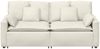 vidaXL Modulares Sofa mit Kissen Cream 3321136 Bild 4
