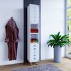 VCM Badmöbel Hochschrank Darola 912475 Weiß ca. H. 180 x B. 30 x T. 30 cm Bild 5
