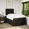 vidaXL Boxspringbett mit Matratze Schwarz 120x200 cm Stoff 3293930 Bild 5