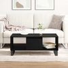 vidaXL Couchtisch Schwarz Eichen-Optik 90 x 50 x 36,5 cm Holzwerkstoff 862964 Bild 4