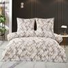 Buymax Bettwäsche Berta, Renforce: 100% Baumwolle, 2 teilig, 135x200 cm Kissenbezug 80x80 cm mit Reißverschluss Zickzack Beige Braun Bild 5