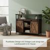 Relaxdays Sideboard mit Schiebetüren Bild 3