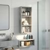 vidaXL Badezimmer-Wandschrank Betongrau 30 x 14 x 70 cm Holzwerkstoff 889330 Bild 5