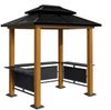 Sojag Aluminium Grillpavillon Maui | Holzoptik | Bild 1