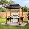Sojag Aluminium Grillpavillon Maui | Holzoptik | Bild 2
